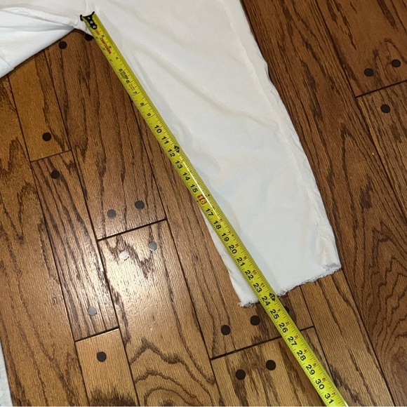 Frank & Eileen Kinsale The Trouser Italian Performance Linen White Size 6 - Picture 10 of 13